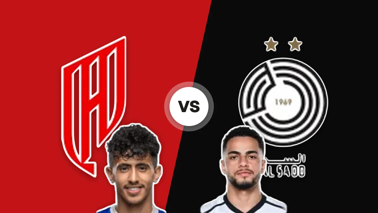 Al-Qadisiyah FC-Al Sadd: gli scudi delle due squadre con Mohammed Al Qahtani e Giovani